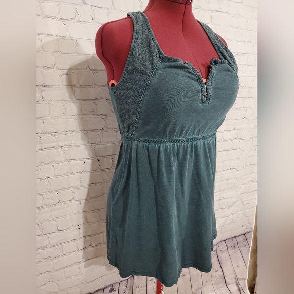 Triple Five Soul Vintage style green tank top - Picture 1 of 13